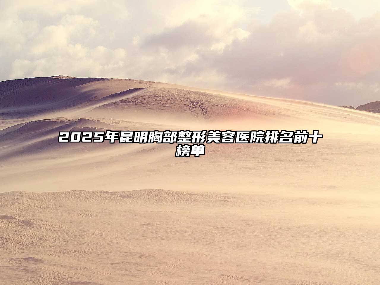 2025年昆明胸部江南广告
排名前十榜单